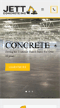 Mobile Screenshot of jettconcrete.com